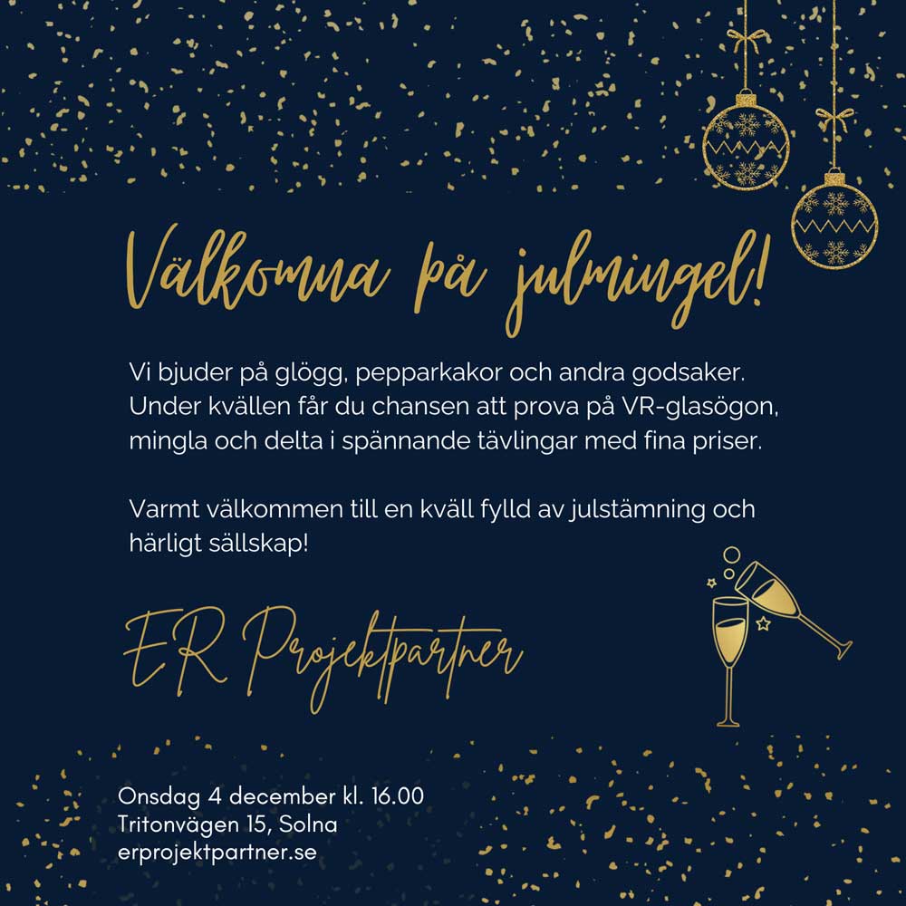 Välkommen på julmingel
